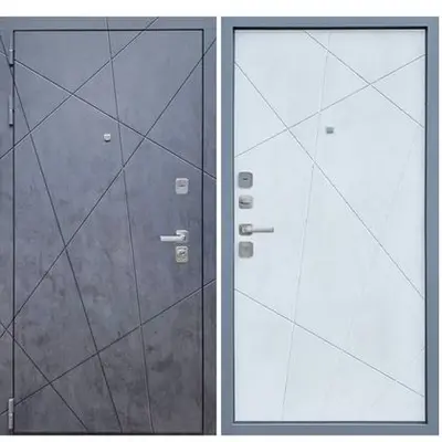 Дверь /860/ Алтай-А-70 СВ Граффити Бетон снежный Левая