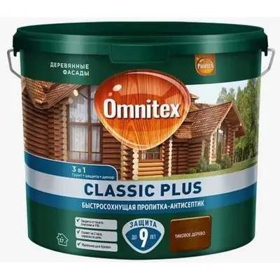 OMNITEX Classic Plus Тиковое дерево 3в1  2,5л