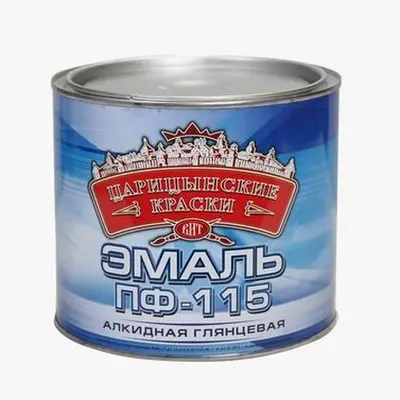 Эмаль Царицынские Краски ПФ-115 зеленая 2,6кг