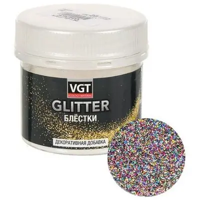 Блестки VGT pet glitter мультиколор 0,05кг