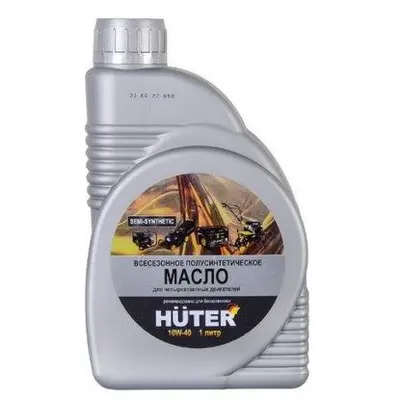 Масло Huter 4T п-синтетическое для 4-т. двигателей 1л (ЧЗ)