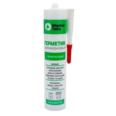 Герметик MasterTeks HomeMaster санитарный 260мл белый