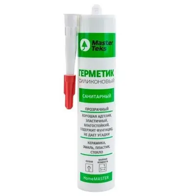 Герметик MasterTeks HomeMaster санитарный 260мл прозрачный