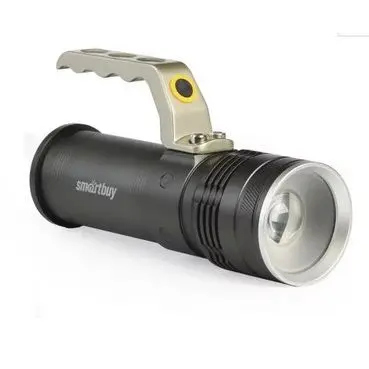 Фонарь аккум. светодиод. CREE T6 10W, метал. с ручкой,аккум. IP54 SBF-32-H
