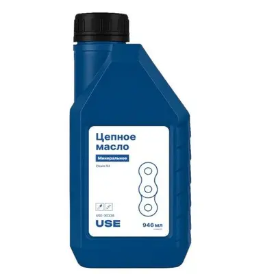 Масло USE для смазки цепи и шины 1л USE-30338
