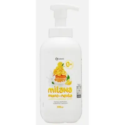 Мыло-пенка жидкое Grass Milana 0.5л лимонный пирог (ЧЗ)