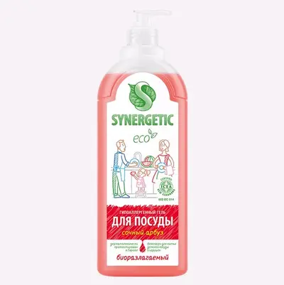 Ср-во д/мытья посуды Synergetic 1л арбуз