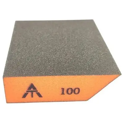 Блок шлифовальный Interflex 98х88х25мм Р 100 со скошенным углом