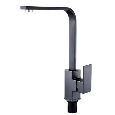 Смеситель Stemix PL708-011F для кухни с высоким изливом, черный