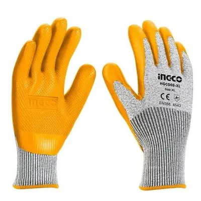 Перчатки латексные XL INGCO HGVL08-XL (ЧЗ)