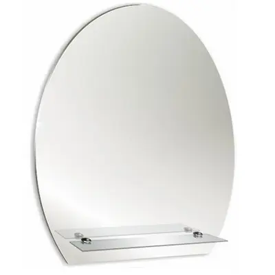 Зеркало 500х575мм овальное Уют Silver Mirrors