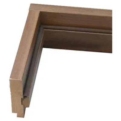 Коробка ПВХ 80х2050мм деревян. Каштан / Новый Стиль /