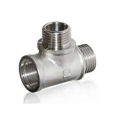 Тройник  1/2" ВНН хром