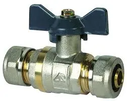 Кран м/пластик 16х16