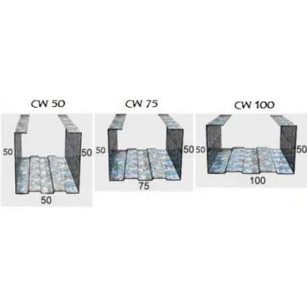 Профиль CW 100 стоечный 100х50 толщ.0,4мм /4м — 2