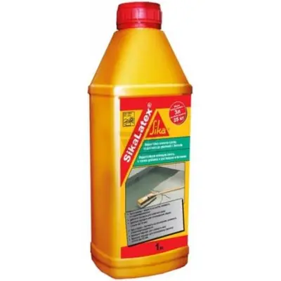 Добавка SIKA Latex для эластичности растворов 1 кг