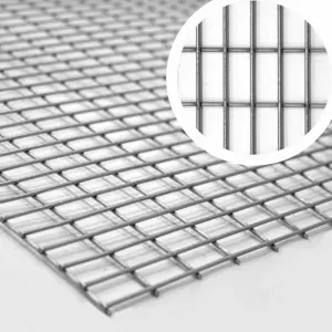 Сетка сварная оцинкованная 25 * 12,5 * 1,6 / высота 1,5м х 25м.п.