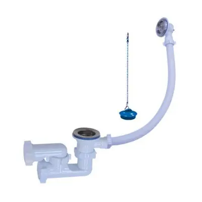 Сифон для ванны А-80089 1-1/2*40 с г/т регулируемый ОРИО