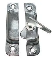 Завертка форточная накладная цинк