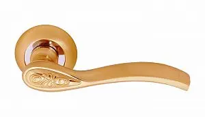 Ручка дверная Vilardi Летиция STG/GP н/з