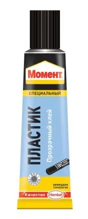 Клей МОМЕНТ Пластик в шоу боксе 30мл