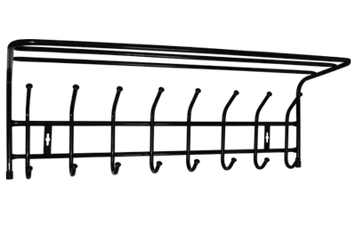 Вешалка Ника в прихожую с полкой  8х ВП8