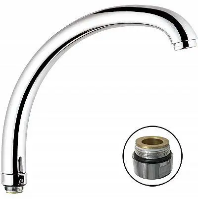 Гусак литой кухня 273 ZEGOR WKC-049В  (YUB)