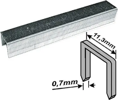 Скобы USP закаленные Профи 11,3х12мм (1000шт)