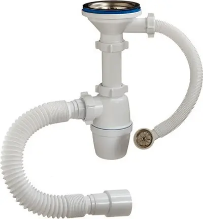 Сифон для кухни А-5011 З-1/2*40с г/т для гранитной мойки ОРИО