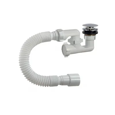 Сифон для душа А-25589 1-1/2*40 с г/т регулируемый с Клик-клак ОРИО