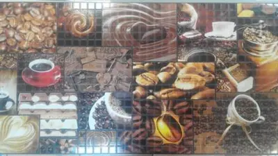 Панель ПВХ 955х480мм х 0,4мм Мозайка аромат кофе