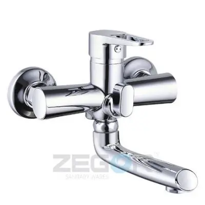 Смеситель ZEGOR PUD3-A045 ванна с переключ.в корпусе