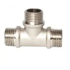 Тройник  1/2" ННН хром