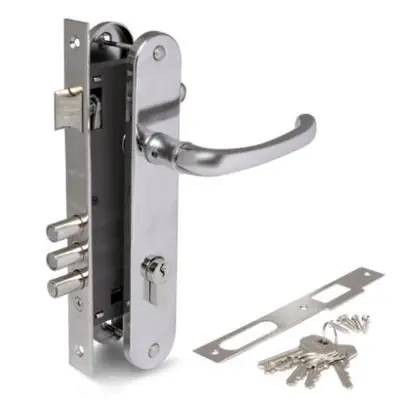 Замок АПЕКС врезной с ручкой 2210/60-CR