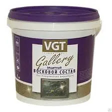 Защитный восковый состав VGT по венецианской штукатурке 0,9кг
