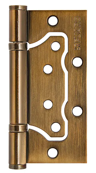 Петля FUARO универсальная без врезки 500-2ВВ 100х2,5 CFB кофе глянец