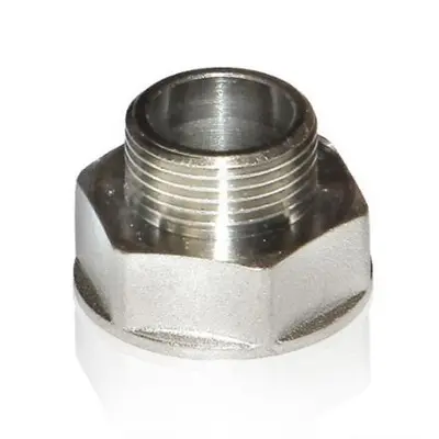 Переходник  1/2"Н х 1"В хром