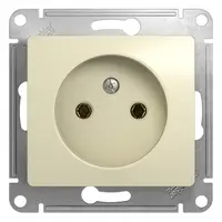 Механизм розетки 1-м. Glossa б/з беж. GSL000241