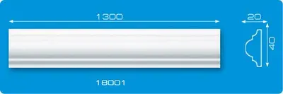 Багет "Формат" -18001 / дл.1,3м /80шт.уп. /