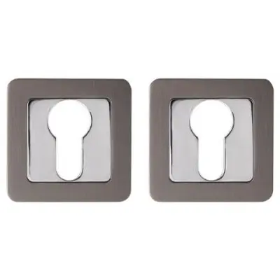 Накладка PUNTO на цилиндр ET QR SN/CP-3 мат никель/хром