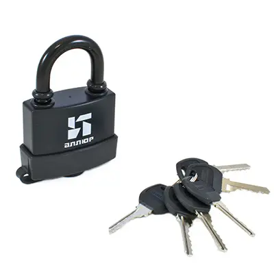 Замок АЛЛЮР навесной влагозащ. ВС1Ч-376П d9,8 мм