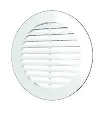 Решетка круглая D125 с фланцем 12РК