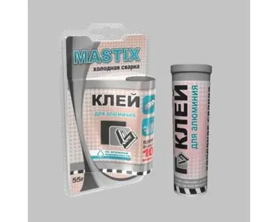Клей Mastix для алюминия  55г в тубе (холодная сварка)