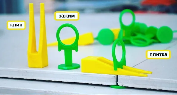 Клинья 3D многоразовые для укладки плитки  50шт — 2