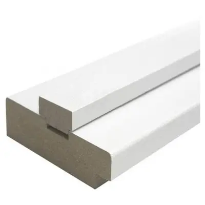 Коробка ПВХ 100х2050мм деревян. Белый мат. / Новый Стиль /