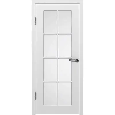 Дверь VFD Porta 20 ДО 700х2000мм Белая эмаль стекло сатин