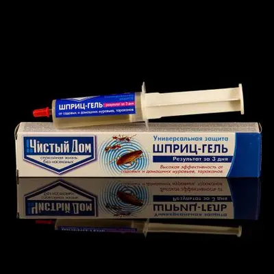 Гель от тараканов Чистый Дом шприц 20мл