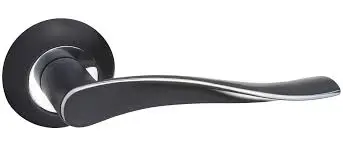 Накладка RENZ ET 08 B/CP черный/ хром блестящий