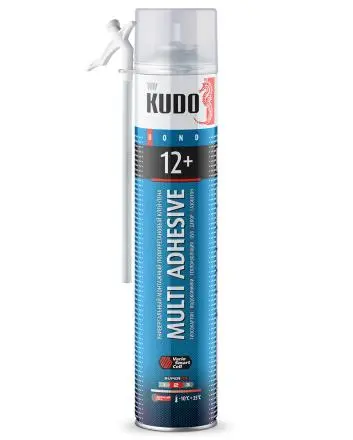 Клей-пена Kudo Pro Home 12+  полиуретановая 1000мл трубка