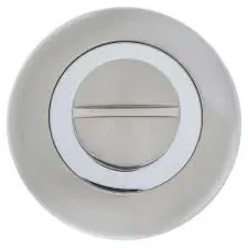 Завертка RENZ BK 08 BIG W/CP белый/хром